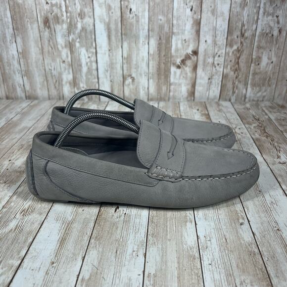 Sperry Shoes - Sperry gold cup top sider harps well gray leather slip Ons‎ Mens 9.5